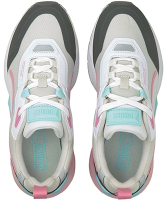 大童 Puma Mirage Tech 灰粉綠 運動鞋 Lookbook 大童 Puma Mirage Tech 灰粉綠 運動鞋