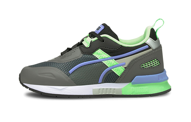 (Preschool) Puma Mirage Tech Sports Running Shoes Grey/Green/Blue 381946-01