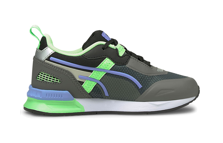 Order (PS) Puma Mirage Tech Baskets Running Gris/Vert/Bleu 381946-01