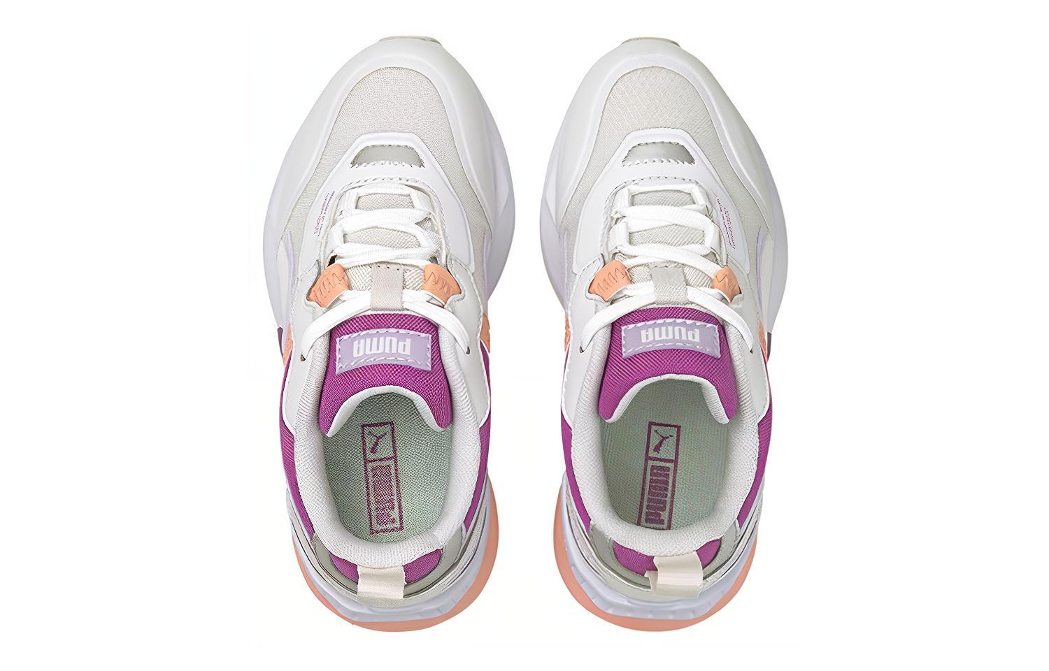 Lookbook (PS) Puma Mirage Tech Chaussures de Running Blanc/Violet/Rose 381946-04