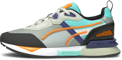 (Preschool) Puma Mirage Tech Sports Sneakers K Grey/Purple/Black 381945-03 (Preschool) Puma Mirage Tech Sports Sneakers K Grey/Purple/Black 381945-03