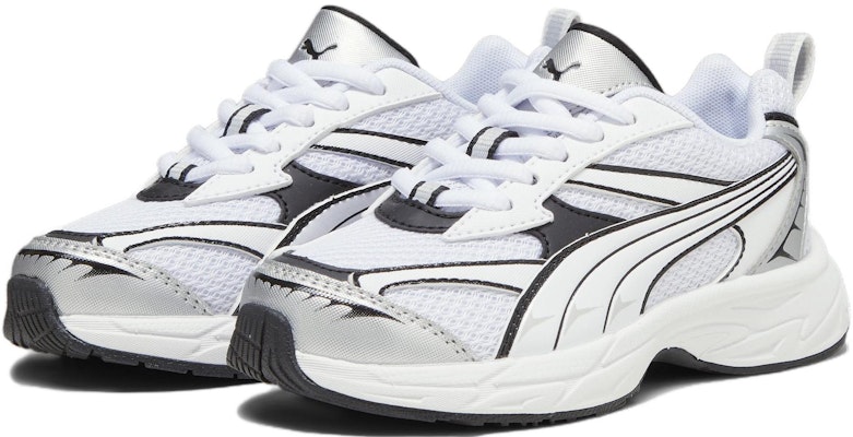 (Preschool) Puma Morphic Basic Little Kid 'Feather Grey Black' 394378-02 Lookbook (Preschool) Puma Morphic Basic Little Kid 'Feather Grey Black' 394378-02