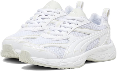 (PS) 푸마 모르픽 베이직 (키즈) 화이트/세다테 그레이 394378-01 Lookbook (PS) 푸마 모르픽 베이직 (키즈) 화이트/세다테 그레이 394378-01