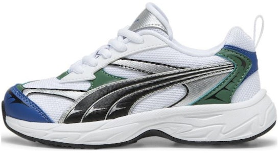 中童 PUMA 品牌科技 PS 防滑 兒童休閒鞋 白黑綠 Buy 中童 PUMA 品牌科技 PS 防滑 兒童休閒鞋 白黑綠