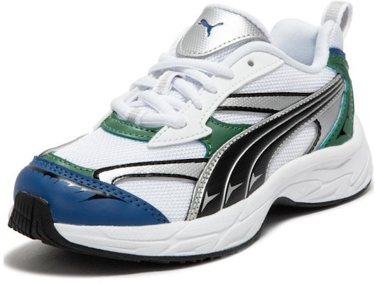 (Preschool) Puma Morphic Techie 'White Black Green' 396622-01 Lookbook (Preschool) Puma Morphic Techie 'White Black Green' 396622-01