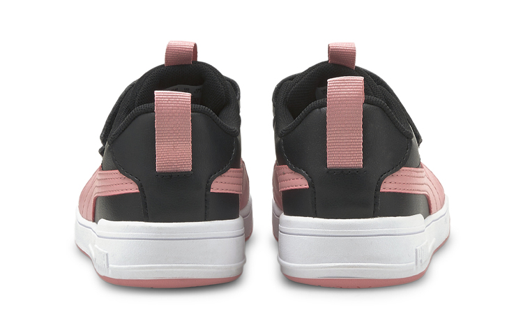 Shop 中童 PUMA Multiflex SL V 魔術貼 休閒 輕便耐磨 低幫 兒童板鞋 黑粉