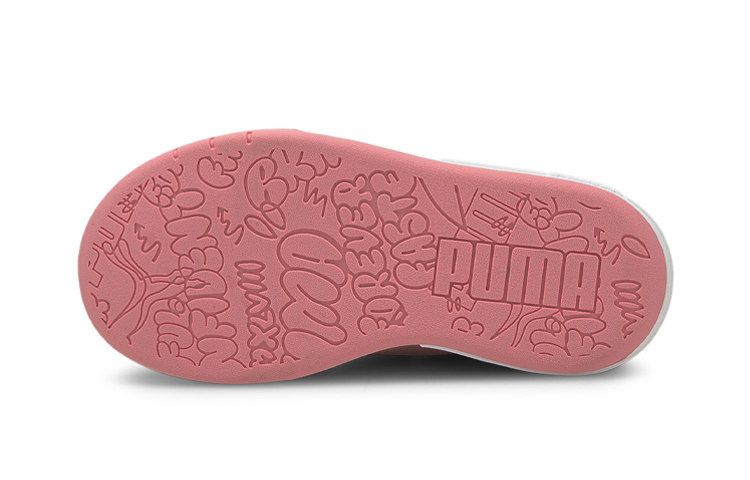 Purchase 中童 PUMA Multiflex SL V 魔術貼 休閒 輕便耐磨 低幫 兒童板鞋 黑粉