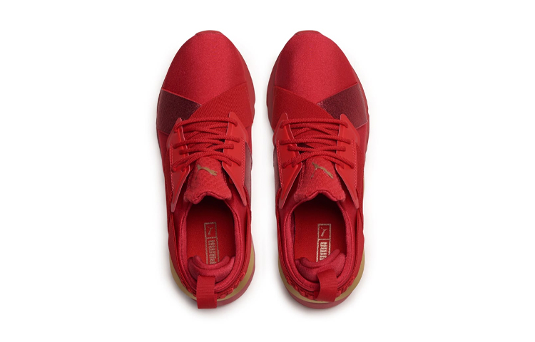 Lookbook (PS) Puma Muse Metal ''Rood'' Sneakers 372229-01