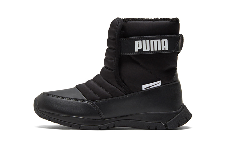 (Preschool) Puma Nieve Winter Boot AC Little Kid 'Black White' 380745-03