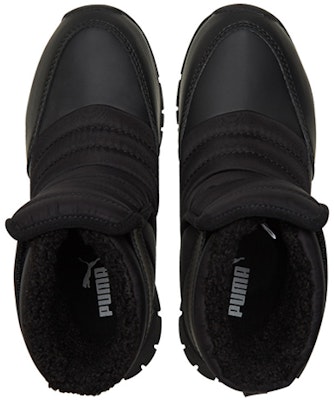 (Preschool) Puma Nieve Winter Boot AC Little Kid 'Black White' 380745-03 Lookbook (Preschool) Puma Nieve Winter Boot AC Little Kid 'Black White' 380745-03