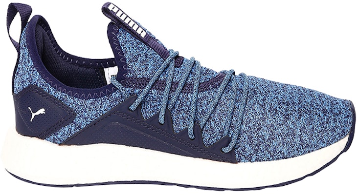 (Youth) Puma Nrgy Neko Knitted Running Shoes Blue/White 191747-10 Order (Youth) Puma Nrgy Neko Knitted Running Shoes Blue/White 191747-10