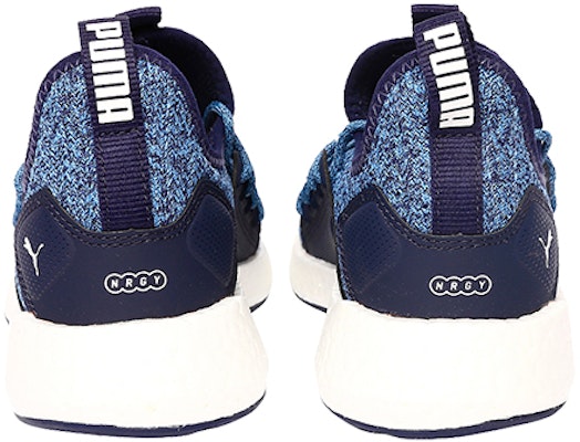 (Youth) Puma Nrgy Neko Knitted Running Shoes Blue/White 191747-10 Shop (Youth) Puma Nrgy Neko Knitted Running Shoes Blue/White 191747-10