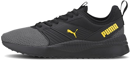 (Youth) Puma Pacer Next Ffwd Low Top Running Shoes Black/Yellow 374201-02 (Youth) Puma Pacer Next Ffwd Low Top Running Shoes Black/Yellow 374201-02