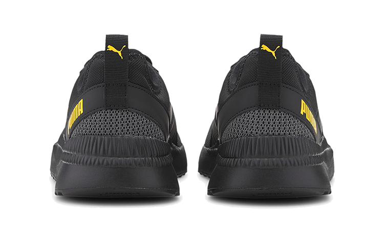 (Youth) Puma Pacer Next Ffwd Low Top Running Shoes Black/Yellow 圖 4