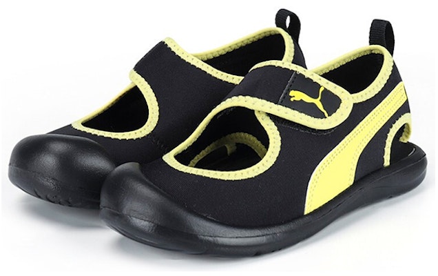 (Preschool) Puma Pama Aquacat L K Sandals Black/Yellow 374888-02 Lookbook (Preschool) Puma Pama Aquacat L K Sandals Black/Yellow 374888-02