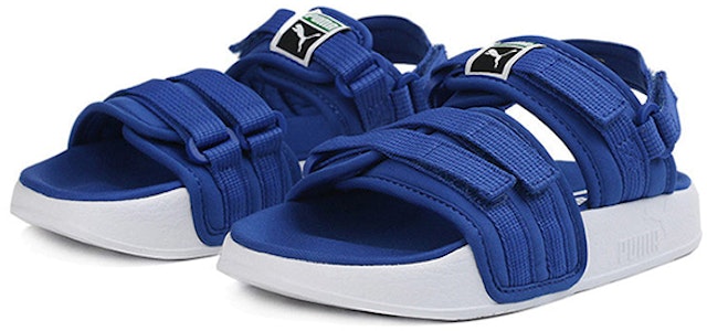 (PS) 푸마 파마 리드캣 YLM 블루 샌들 '블루 화이트' 369450-02 Lookbook (PS) 푸마 파마 리드캣 YLM 블루 샌들 '블루 화이트' 369450-02