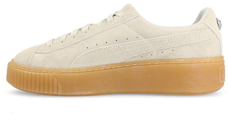 (Youth) Puma Platform Jewel Sneakers Beige/White 365131-02 Buy (Youth) Puma Platform Jewel Sneakers Beige/White 365131-02