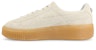(Youth) Puma Platform Jewel Sneakers Beige/White 365131-02