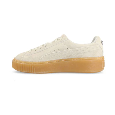 (Youth) Puma Platform Jewel Sneakers Beige/White