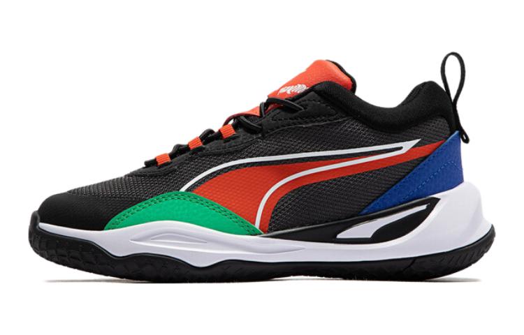 Buy 兒童 PUMA Playmaker AC 舒適 耐磨輕便 兒童休閒鞋 黑紅色