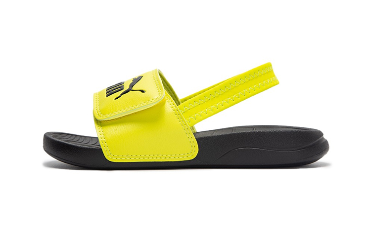 (Preschool) Puma Popcat 20 Backstrap AC 'Yellow Black' 380555-07