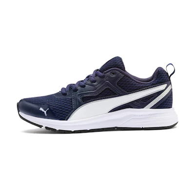 (Youth) Puma Pure Jogger Sports Running Shoes Blue/White