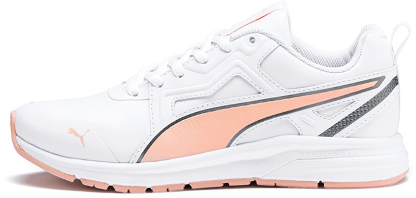 (JR) 푸마 퓨어 조거 러닝화 (화이트/핑크) 370665-04 Buy (JR) 푸마 퓨어 조거 러닝화 (화이트/핑크) 370665-04