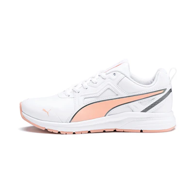 (Youth) Puma Pure Jogger Running Shoes White/Pink