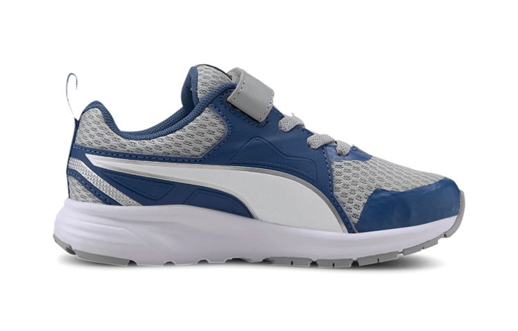 Order 幼童Puma Pure Jogger V魔術貼防滑耐磨低幫運動鞋 灰藍