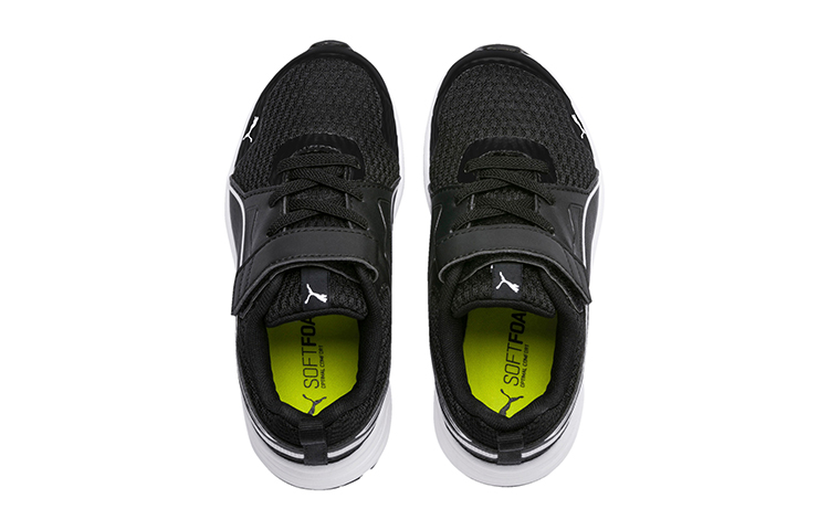 Lookbook (PS) Puma Pure Jogger V Chaussures Running Noir/Blanc 370576-01