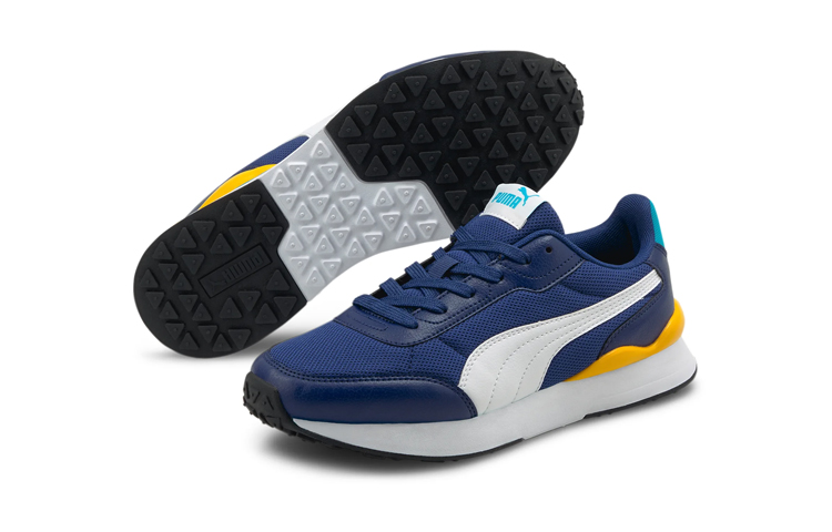 Lookbook 大童 Puma R78 Futr 藍色 運動鞋