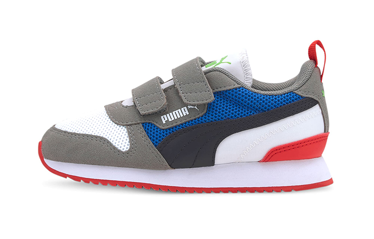 (Preschool) Puma R78 V 'Gray Black Blue' 373617-05