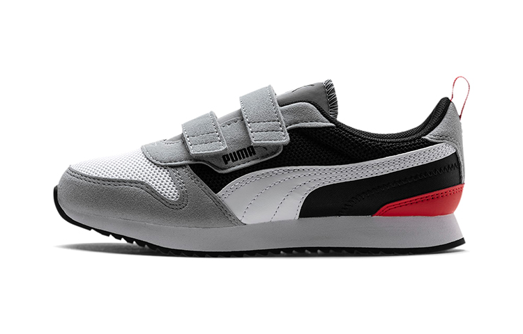 (Preschool) Puma R78 V 'Gray Black White' 373617-09
