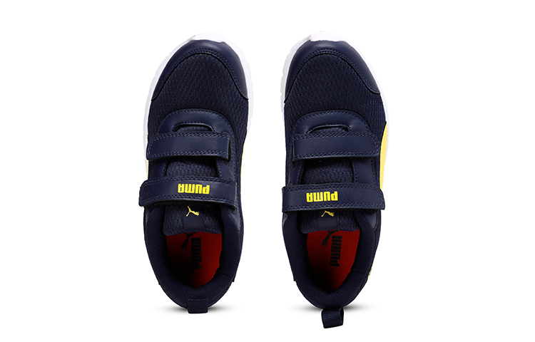 Lookbook (Preschool) Puma Racer IDP Black/Yellow/ 'White' 374601-01