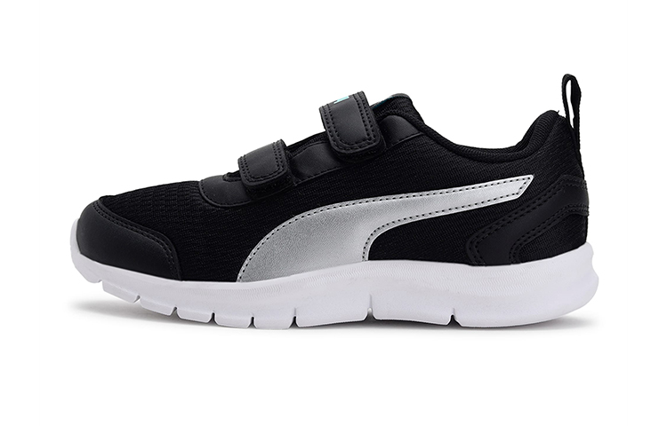 (Preschool) Puma Racer IDP Running Sneakers Black/Slivery 374601-03