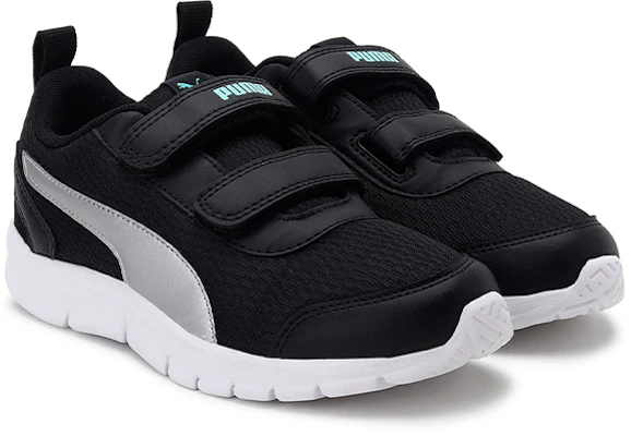 (Preschool) Puma Racer IDP Running Sneakers Black/Slivery 374601-03 Lookbook (Preschool) Puma Racer IDP Running Sneakers Black/Slivery 374601-03