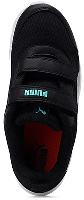 (Preschool) Puma Racer IDP Running Sneakers Black/Slivery 374601-03 Shop (Preschool) Puma Racer IDP Running Sneakers Black/Slivery 374601-03