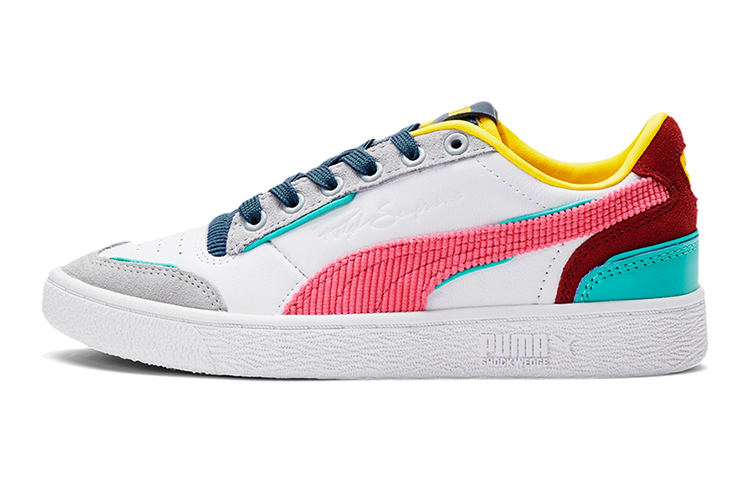 (Preschool) Puma Ralph Sampson Lo Bubblegum Running Shoes ' White/Blue 375252-01