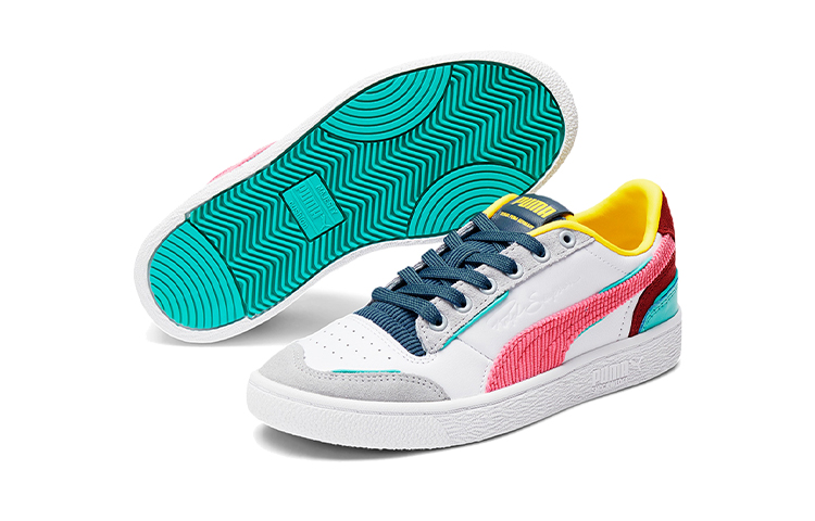 Purchase (Preschool) Puma Ralph Sampson Lo Bubblegum Running Shoes ' White/Blue 375252-01