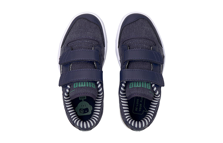Lookbook (PS) Puma Ralph Sampson Low Jr ''Time4Change - Peacoat'' en Bleu Marin 375093-01