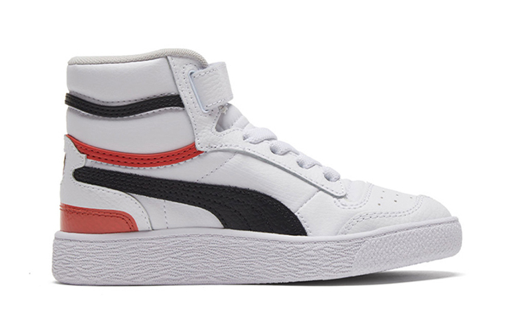 (PS) Puma Ralph Sampson Mid Autumn Casual Shoes White/Black/Red 圖 2