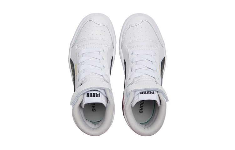 (PS) Puma Ralph Sampson Mid Autumn Casual Shoes White/Black/Red 圖 4