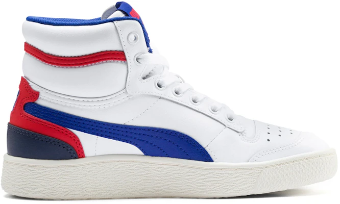 (PS) Puma Ralph Sampson Mid Jr. Blauw/Wit 370925-02 Order (PS) Puma Ralph Sampson Mid Jr. Blauw/Wit 370925-02