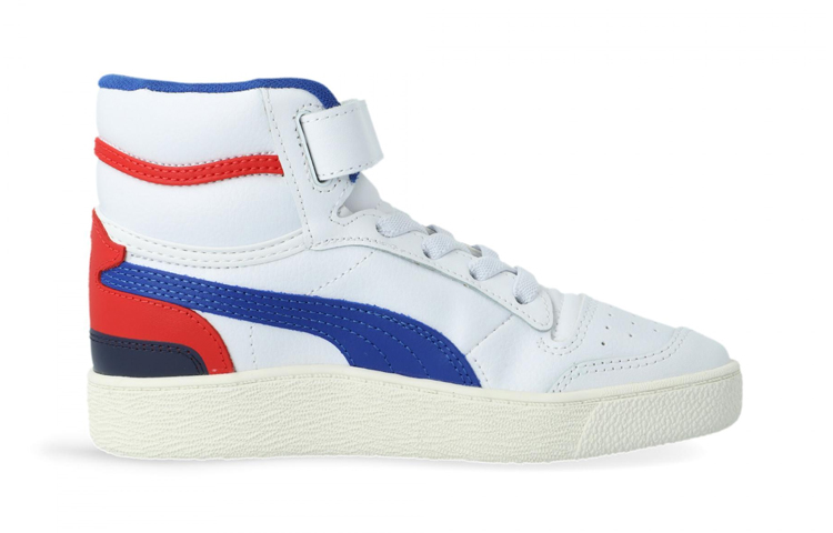 (PS) Puma Ralph Sampson Mid V Ps Sneakers White/Blue/Red 圖 2