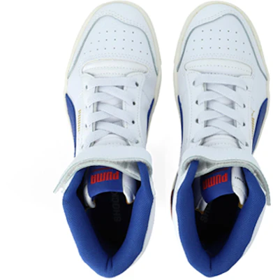 (PS) Puma Ralph Sampson Mid V Ps Baskets Blanc/Bleu/Rouge 370927-02 Lookbook (PS) Puma Ralph Sampson Mid V Ps Baskets Blanc/Bleu/Rouge 370927-02