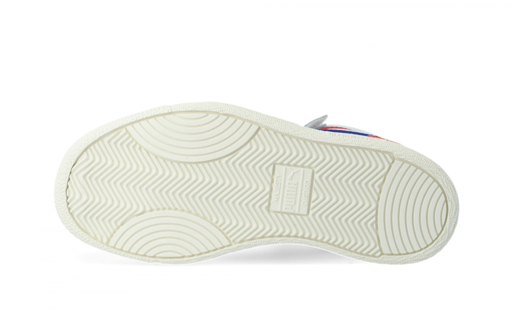 Purchase (PS) Puma Ralph Sampson Mid V Ps Baskets Blanc/Bleu/Rouge 370927-02