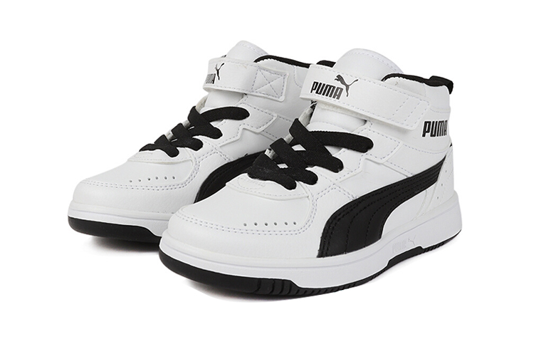 (PS) Puma Rebound Joy Leisure Board Shoes White/Black 圖 3