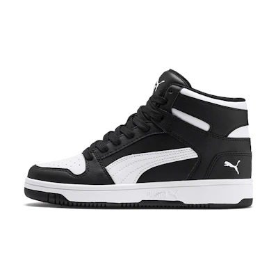 (Youth) Puma Rebound Lay Up Sl Mid-high Board Shoes Black/White