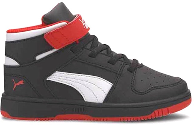 (Preschool) Puma Rebound LayUp 'Black High Risk Red' 370488-08 Order (Preschool) Puma Rebound LayUp 'Black High Risk Red' 370488-08