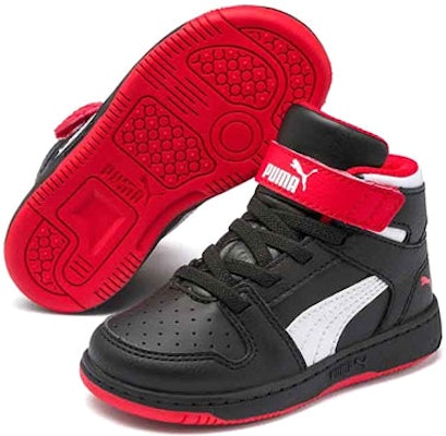 (Preschool) Puma Rebound LayUp 'Black High Risk Red' 370488-08 Lookbook (Preschool) Puma Rebound LayUp 'Black High Risk Red' 370488-08